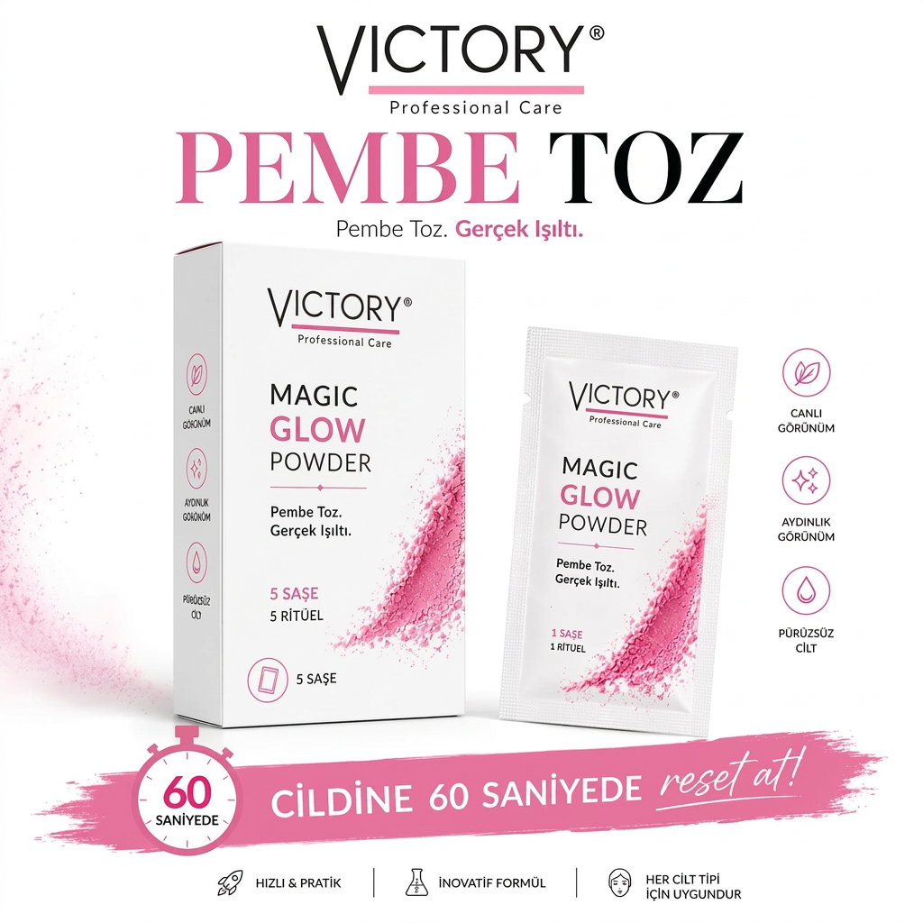 Victory Magic Glow Powder — Pembe Toz